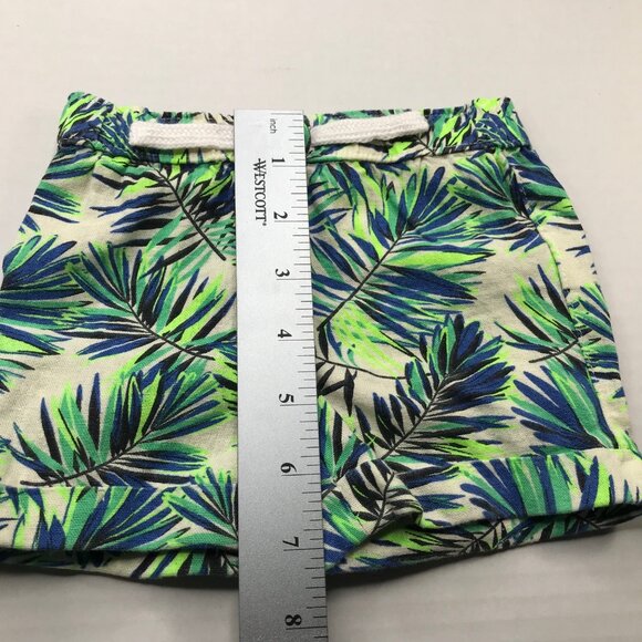 Wonder Nation Boy's 2 Piece Shirt and Short Set 3-6 Month Green New With Tags - Picture 15 of 16